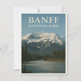 Nationaal park Banff –  Briefkaart