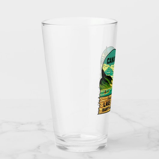 Nationaal Park Banff, Canada - Pint Glass Glas (Rechts)