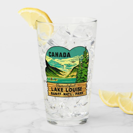 Nationaal Park Banff, Canada - Pint Glass Glas (Voorkant ijs)