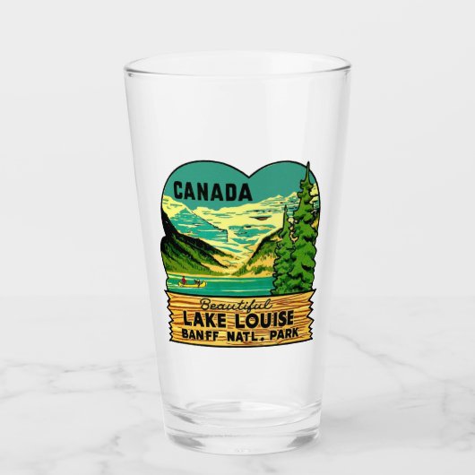 Nationaal Park Banff, Canada - Pint Glass Glas (Voorkant)