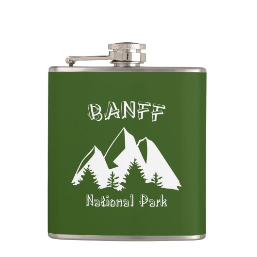 Nationaal Park Banff Heupfles (Voorkant)