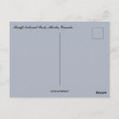 Nationaal park Banff in Canada Briefkaart (Achterkant)