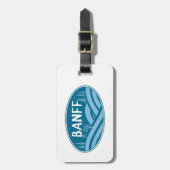 Nationaal park Banff in de openlucht Bagagelabel (Voorkant verticaal)