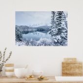 Nationaal park Banff in Winter Poster (Keuken)