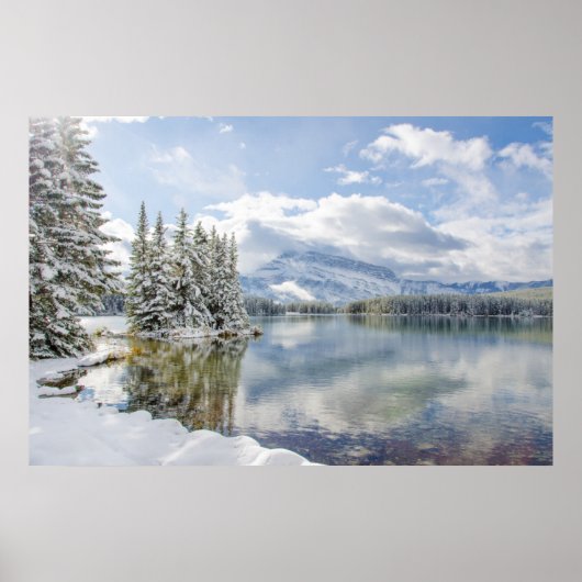 Nationaal park Banff in Winter Poster (Voorkant)