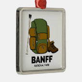 Nationaal Park Banff Metalen Ornament (Rechts)