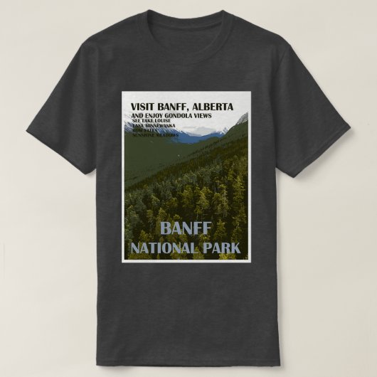 Nationaal Park Banff T-shirt (Design voorkant)