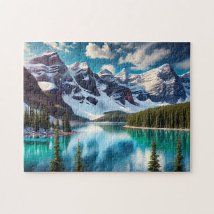 Nationaal park Banff Turquoise meer, Canada Berg Legpuzzel