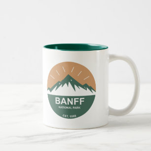 Nationaal Park Banff Tweekleurige Koffiemok