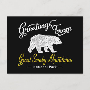 Nationaal Park Beer van de Grote Smoky Mountains Briefkaart