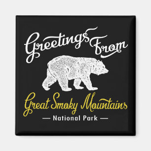 Nationaal Park Beer van de Grote Smoky Mountains Magneet