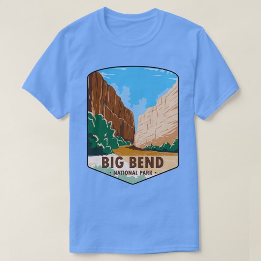 Nationaal park Big Bend 51 T-shirt (Design voorkant)