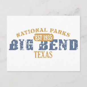 Nationaal park Big Bend Briefkaart