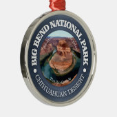 Nationaal park Big Bend Metalen Ornament (Rechts)