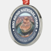 Nationaal park Big Bend Metalen Ornament (Links)