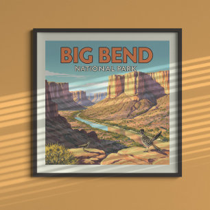 nationaal park Big Bend Poster