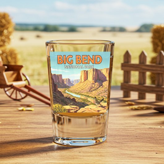  nationaal park Big Bend Shot Glas