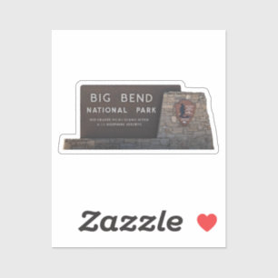 Nationaal park Big Bend Sticker