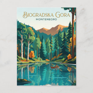 Nationaal park Biogradska Gora Montenegro Briefkaart