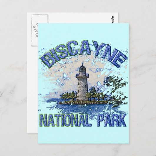 Nationaal Park Biscayne Briefkaart (Voorkant / Achterkant)