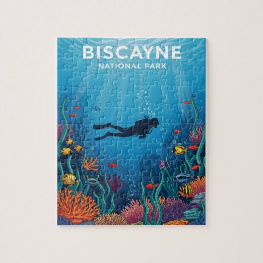 Nationaal park Biscayne Legpuzzel (Verticaal)