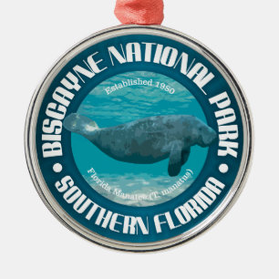 Nationaal Park Biscayne Metalen Ornament