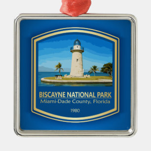 Nationaal Park Biscayne (PF) Metalen Ornament