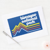 Nationaal Park Biscayne Rechthoekige Sticker (Envelop)