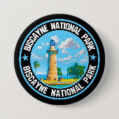 Nationaal Park Biscayne Ronde Button 7,6 Cm (Voorkant)