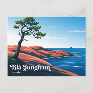 Nationaal park Blå Jungfrun Zweden Briefkaart