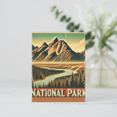 Nationaal Park briefkaart (Staand voorkant)