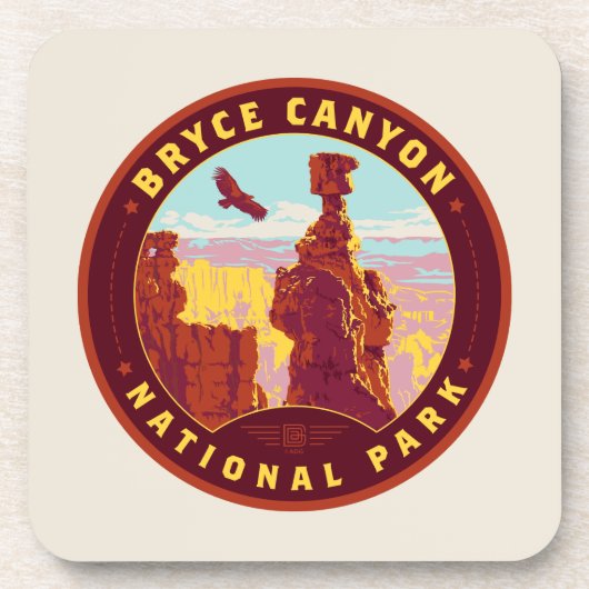 Nationaal Park Bryce Canyon Bier Onderzetter (Voorkant)
