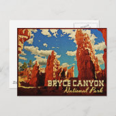 Nationaal Park Bryce Canyon Briefkaart (Voorkant / Achterkant)