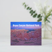 Nationaal Park Bryce Canyon Feestdagenkaart (Staand voorkant)