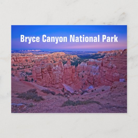 Nationaal Park Bryce Canyon Feestdagenkaart (Voorkant)
