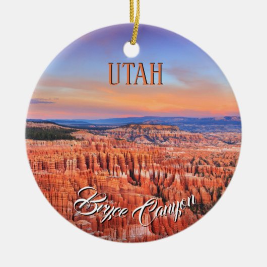 Nationaal Park Bryce Canyon Keramisch Ornament (Voorkant)