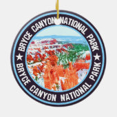 Nationaal Park Bryce Canyon Keramisch Ornament (Achterkant)