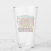 Nationaal park Bryce Canyon - Pint Glass Glas (Achterkant)