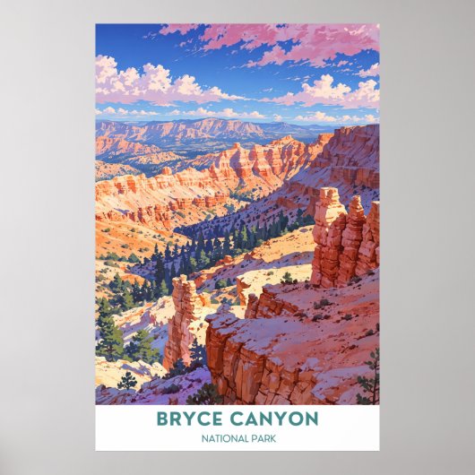 Nationaal Park Bryce Canyon Poster (Voorkant)