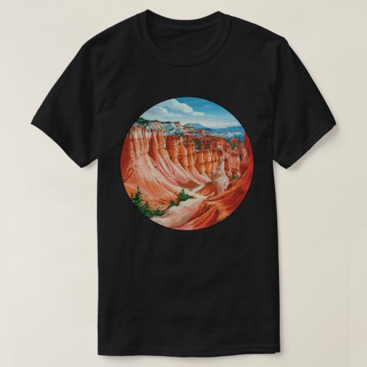Nationaal Park Bryce Canyon T-shirt (Design voorkant)