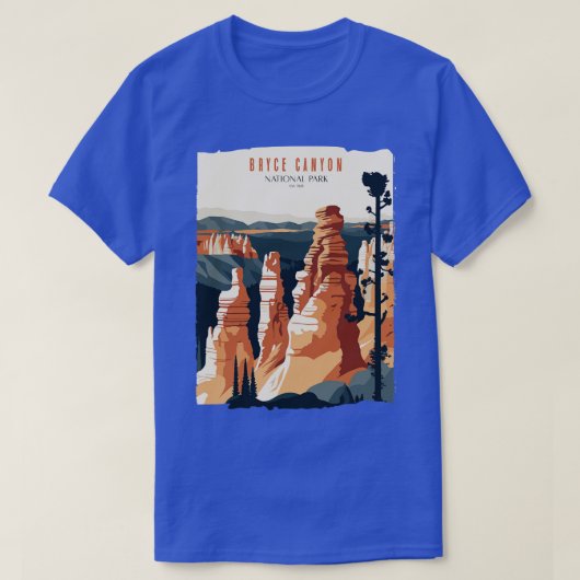 Nationaal Park Bryce Canyon T-shirt (Design voorkant)