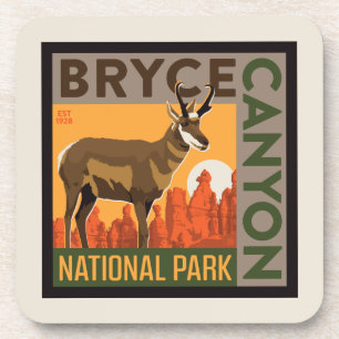 Nationaal park Bryce Canyon Utah   Bier Onderzetter