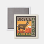 Nationaal park Bryce Canyon Utah | Magneet (Voorkant / Achterkant)