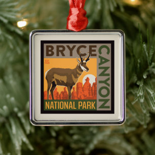 Nationaal park Bryce Canyon Utah Metalen Ornament