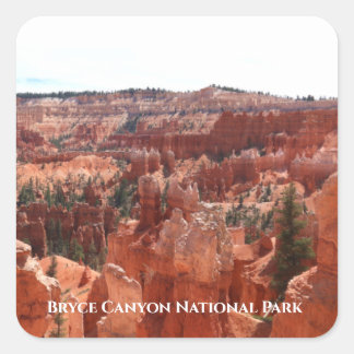 Nationaal Park Bryce Canyon Vierkante Sticker