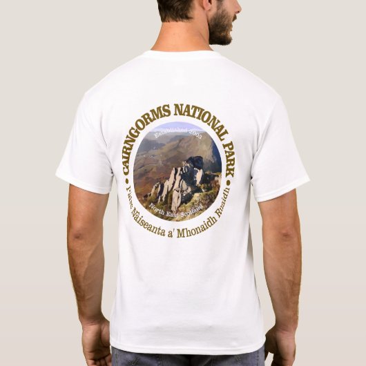 Nationaal park Cairngorms T-shirt (Achterkant)