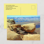 Nationaal park Canyonlands, Boulders, Utah Briefkaart (Voorkant / Achterkant)