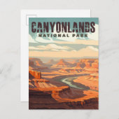 Nationaal park Canyonlands Briefkaart (Voorkant / Achterkant)