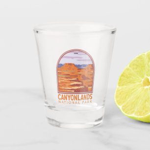 Nationaal Park Canyonlands in de Sky Retro Shot Glas