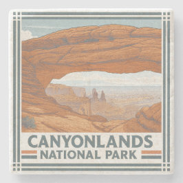 Nationaal park Canyonlands Stenen Onderzetter